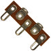 857 by Keystone Electronics - TERM LUG STRIP 5POS 0.25"" SINGLE