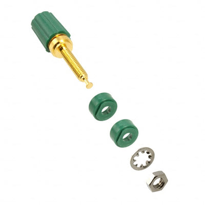 3750-5 by Pomona Electronics - CONNECTOR BIND POST KNURLED GREEN