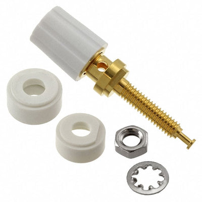 3750-9 by Pomona Electronics - CONNECTOR BIND POST KNURLED WHITE