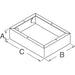 AC-1402 by Bud Industries - CHASSIS ALUM NAT 4.5""L X 3.5""W