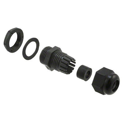 NG-9513 by Bud Industries - CABLE GLAND 5-7.5MM PG11 NYLON