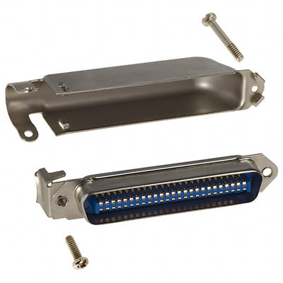 112-050-103L011 by NorComp Inc. - CONNECTOR SCSI PLUG 50P R/A SLDR CUP