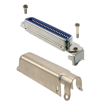 112-050-203L011 by NorComp Inc. - CONNECTOR SCSI RCPT 50P R/A SLDR CUP