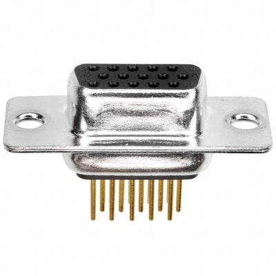 180-M15-213R001 by NorComp Inc. - CONNECTOR D-SUB HD RCPT 15POS PNL MNT