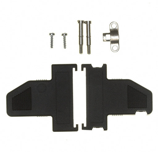 950-009-010R011 by NorComp Inc. - CONNECTOR BACKSHELL 9POS 60DEG GRAY