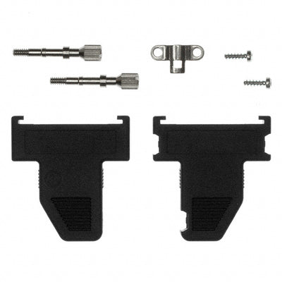 951-009-010R011 by NorComp Inc. - CONNECTOR BACKSHELL 9POS 60DEG GRAY
