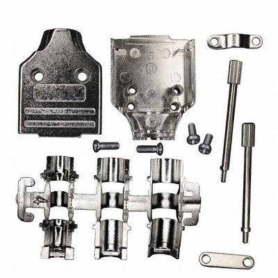 952-009-030R121 by NorComp Inc. - CONNECTOR BACKSHELL 9POS 180DEG SHLD