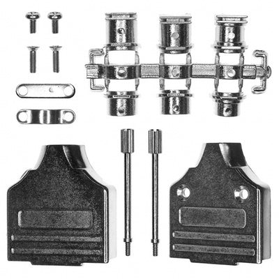 952-015-030R121 by NorComp Inc. - CONNECTOR BACKSHELL 15POS 180DEG SHLD