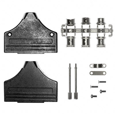 952-037-030R121 by NorComp Inc. - CONNECTOR BACKSHELL 37POS 180DEG SHLD