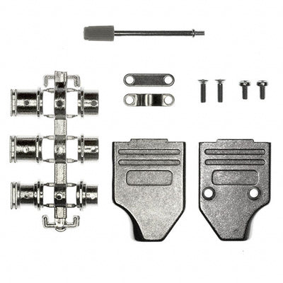 953-009-030R121 by NorComp Inc. - CONNECTOR BACKSHELL 9P 35DEG SHLD SLV