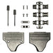 953-025-030R121 by NorComp Inc. - CONNECTOR BACKSHELL 25POS 35DEG SHLD