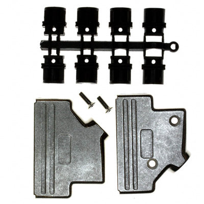 954-025-030R121 by NorComp Inc. - CONNECTOR BACKSHELL 25POS 45DEG SHLD
