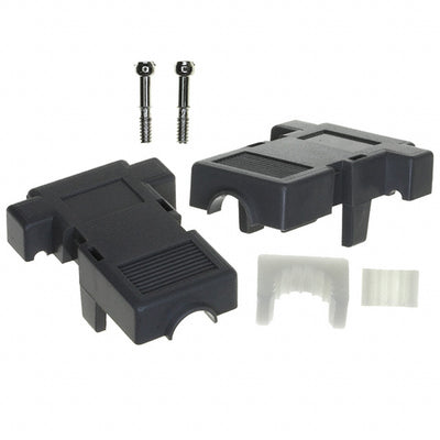 956-009-010R031 by NorComp Inc. - CONNECTOR BACKSHELL 9POS 180DEG GRAY