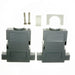 956-015-010R031 by NorComp Inc. - CONNECTOR BACKSHELL 15POS 180DEG GRAY