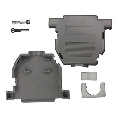 956-025-010R031 by NorComp Inc. - CONNECTOR BACKSHELL 25POS 180DEG GRAY