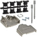 970-015-030-121 by NorComp Inc. - CONNECTOR BACKSHELL 15POS 180DEG SHLD