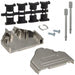970-025-030R121 by NorComp Inc. - CONNECTOR BACKSHELL 25POS 180DEG SHLD