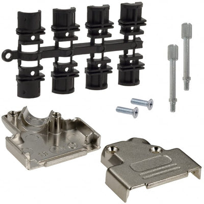 971-015-030R121 by NorComp Inc. - CONNECTOR BACKSHELL 15POS 45DEG SHLD
