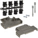971-025-030R121 by NorComp Inc. - CONNECTOR BACKSHELL 25POS 45DEG SHLD