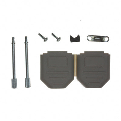 972-009-01SR031 by NorComp Inc. - CONNECTOR BACKSHELL 9POS 180DEG GRAY