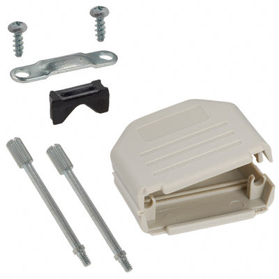 972-015-01SR031 by NorComp Inc. - CONNECTOR BACKSHELL 15POS 180DEG GRAY