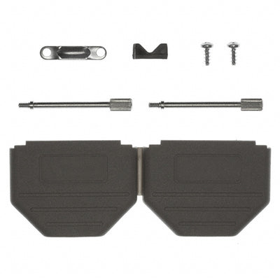 972-025-01SR031 by NorComp Inc. - CONNECTOR BACKSHELL 25POS 180DEG GRAY