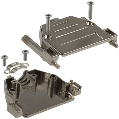 973-025-020-121 by NorComp Inc. - CONNECTOR BACKSHELL 25POS 180DEG SHLD
