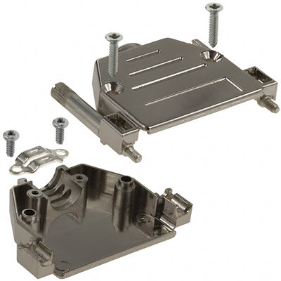 973-025-020R121 by NorComp Inc. - CONNECTOR BACKSHELL 25POS 180DEG SHLD