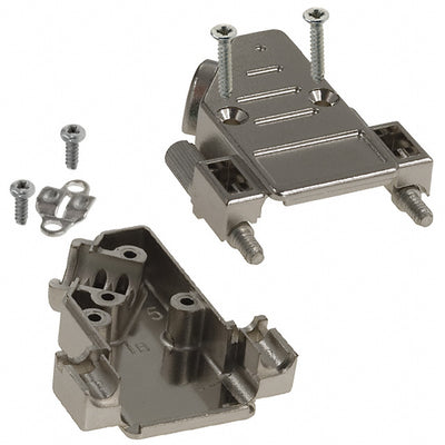 974-009-020R121 by NorComp Inc. - CONNECTOR BACKSHELL 9P 40DEG SHLD SLV