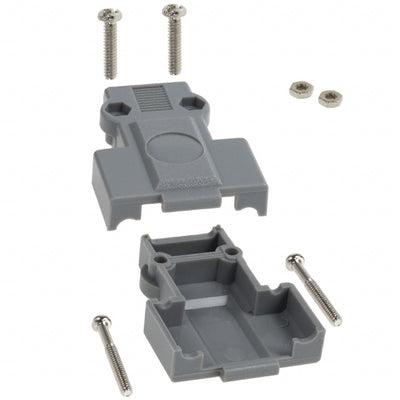 976-009-010R031 by NorComp Inc. - CONNECTOR BACKSHELL 9POS 180DEG GRAY