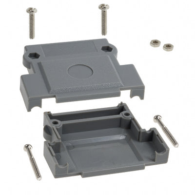976-025-010-031 by NorComp Inc. - CONNECTOR BACKSHELL 25POS 180DEG GRAY