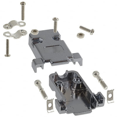 977-009-020R121 by NorComp Inc. - CONNECTOR BACKSHELL 9POS 180DEG SHLD