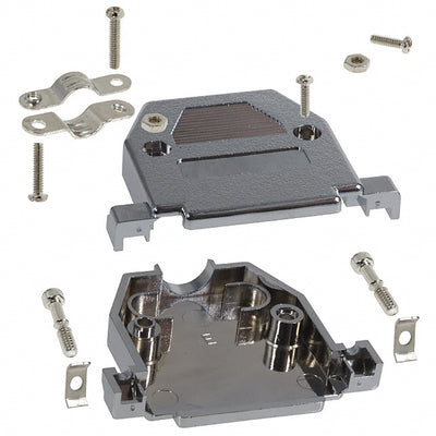 977-025-020R121 by NorComp Inc. - CONNECTOR BACKSHELL 25POS 180DEG SHLD