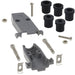 979-009-010R031 by NorComp Inc. - CONNECTOR BACKSHELL 9POS 180DEG GRAY