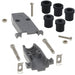 979-009-010-031 by NorComp Inc. - CONNECTOR BACKSHELL 9POS 180DEG GRAY