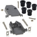 979-015-010-031 by NorComp Inc. - CONNECTOR BACKSHELL 15POS 180DEG GRAY