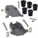 979-015-010R031 by NorComp Inc. - CONNECTOR BACKSHELL 15POS 180DEG GRAY