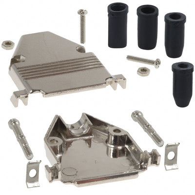 979-025-030-121 by NorComp Inc. - CONNECTOR BACKSHELL 25POS 180DEG SHLD