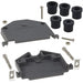 979-037-010-031 by NorComp Inc. - CONNECTOR BACKSHELL 37POS 180DEG GRAY