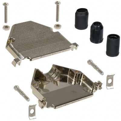979-037-030R121 by NorComp Inc. - CONNECTOR BACKSHELL 37POS 180DEG SHLD