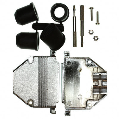 979-050-030-121 by NorComp Inc. - CONNECTOR BACKSHELL 50POS 180DEG SHLD