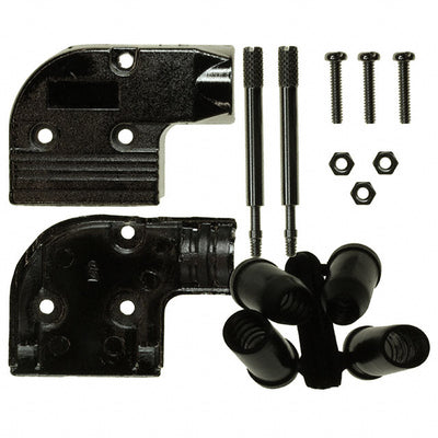 981-009-130R121 by NorComp Inc. - CONNECTOR BACKSHELL 9P 90DEG SHLD SLV