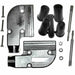 981-015-130R121 by NorComp Inc. - CONNECTOR BACKSHELL 15POS 90DEG SHLD