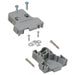 982-009-010R031 by NorComp Inc. - CONNECTOR BACKSHELL 9POS 180DEG GRAY