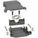 983-025-010R031 by NorComp Inc. - CONNECTOR BACKSHELL 25POS 180DEG GRAY