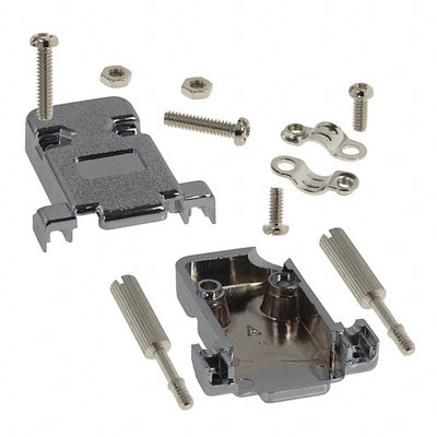 993-009-020R121 by NorComp Inc. - CONNECTOR BACKSHELL 9POS 45DEG SHLD