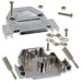 993-025-020R121 by NorComp Inc. - CONNECTOR BACKSHELL 25POS 45DEG SHLD