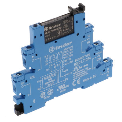 38.51.7.024.0050 by Finder Relays, Inc. - RELAY GEN PURPOSE SPDT 6A 24V
