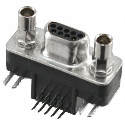 381-009-112L565 by NorComp Inc. - CONNECTOR MICRO-D PLUG 9POS R/A SLDR