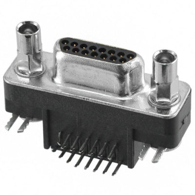 381-015-112L565 by NorComp Inc. - CONNECTOR MICRO-D PLUG 15POS R/A SLDR